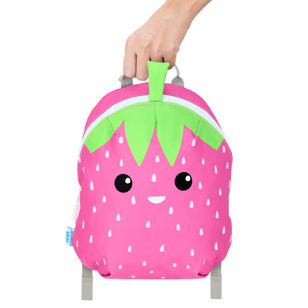 Kids & Toddler Preschool Backpack - Small Rucksack for Kindergarten - Strawberry