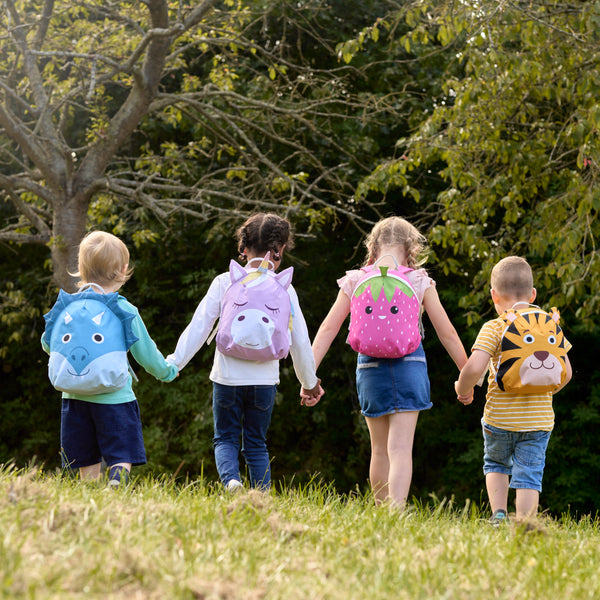 Kids & Toddler Preschool Backpack - Small Rucksack for Kindergarten - Strawberry