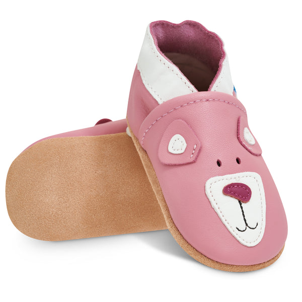 Baby Shoes Pink Bear