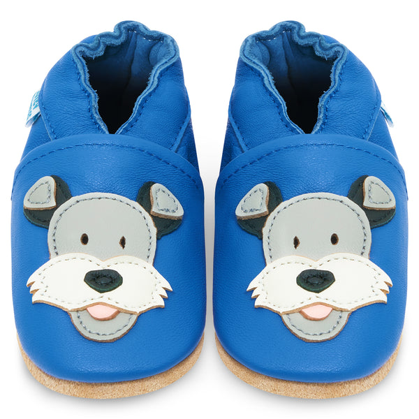 Baby Shoes Blue Duky Dog