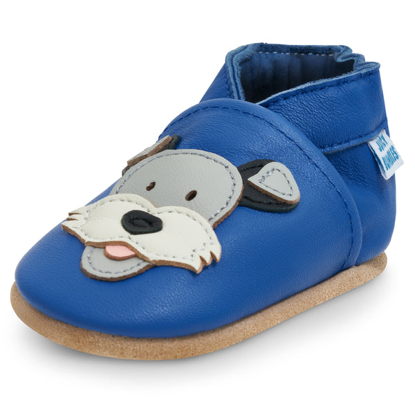 Baby Shoes Blue Duky Dog