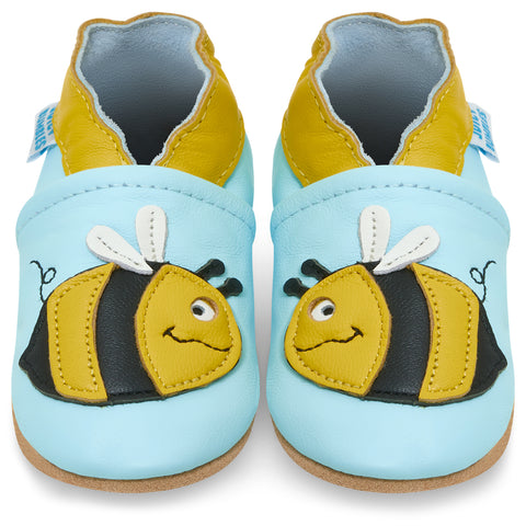 Bumble Bee Soft Leather Baby Shoes