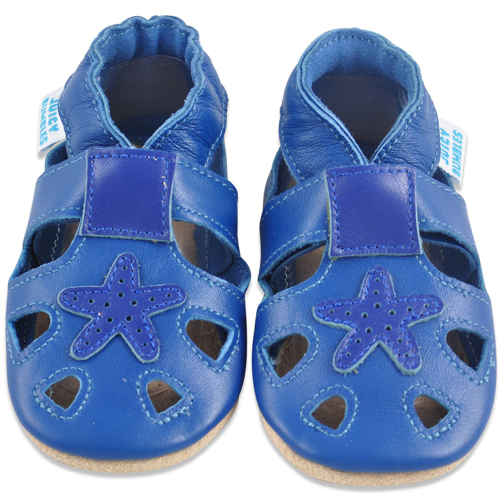 Baby Sandals Blue Stars